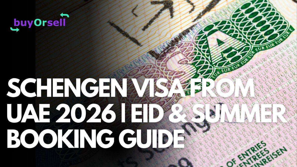 Schengen Visa from UAE 2026 | Eid & Summer Booking Guide
